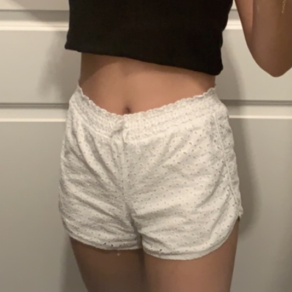 white shorts
